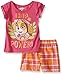 Paw Patrol Baby Girls' 2pc Top and Short Set, Pink/Orange, 12 Months