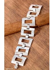 Silver link bracelet, Open Doors