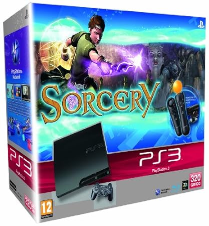 PlayStation 3 - Consola 320 GB + Sorcery + Controlador Move + Controlador Navigation + Cámara