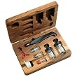 A430 WORLD'S FINEST AIRBRUSHAZTEK 9-PC KIT SET W/WOOD CASE