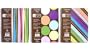 Carolina Pad "Hot Chocolate" 8-Pocket Organizational Folders, 6-Count, 2 Each of 3 Designs, 20621