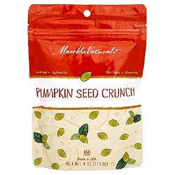 Mareblu Naturals Pumpkin Seed Crunch, 4-Ounce Pouches (Pack of 8)