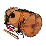 Dhol, Acrylic, Red