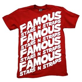 Step Up Guys T-shirt in Red by Famous Stars and Straps - Ships in ''24'' Hours!