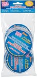 Darice 3.65 Inch Design A Button Clear Plastic Buttons - 6PK