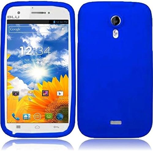 HRW Silicone Skin Cover Case - Blue Compatible With BLU Studio 5.0