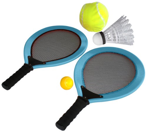 weiblespiele 81013 - Soft-Badminton XXL in hellblau