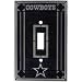 Dallas Cowboys Art Glass Light Switch Plate Cover