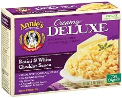Annie's Homegrown Deluxe Rotini & White Cheddar, 9.3-Ounce Boxes (Pack of 12)