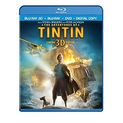 The Adventures of Tintin (Three-Disc Combo: Blu-ray 3D / Blu-ray / DVD / Digital Copy)
