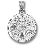 Arizona State Sun Devils Seal Pendant (Silver)