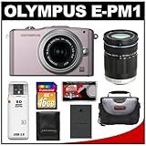 Olympus PEN Mini E-PM1 Micro 4/3 12.3 MP Digital Camera & 14-42mm MSC II R  ....