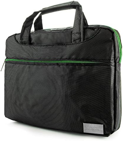 VanGoddy NineO Collection Messenger Bag for HP 15.6-inch Laptops (Gray & Green)