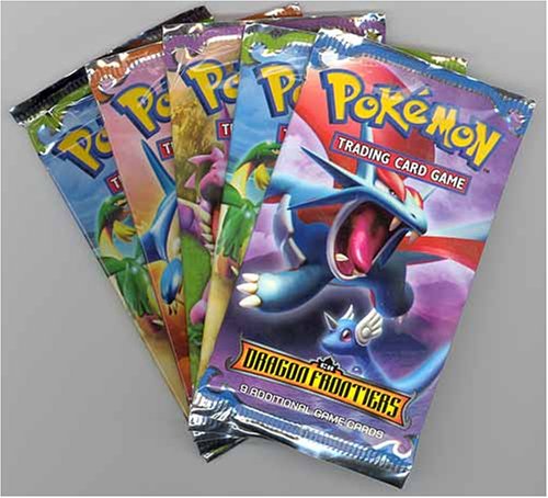 Childrens Toyshop  Toys : Pokemon Ex Trading Card Game - Dragon Frontiers Booster Packs (5-packs)