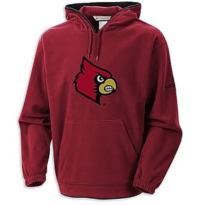 Buy Columbia Louisville Cardinals Mens First Down Hoodie