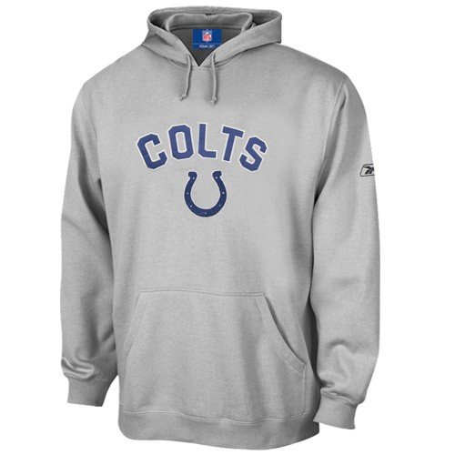 Reebok Indianapolis Colts Youth Ash Playbook Hoody Sweatshirt