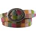 Quilted Squares Belt Color: Bright Multi