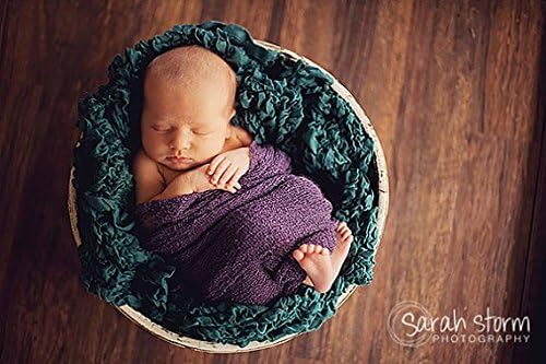 Eggplant Purple Nubble Baby Boy Newborn Stretch Baby Wrap Photo Prop, Newborn Photography Prop, Baby Props