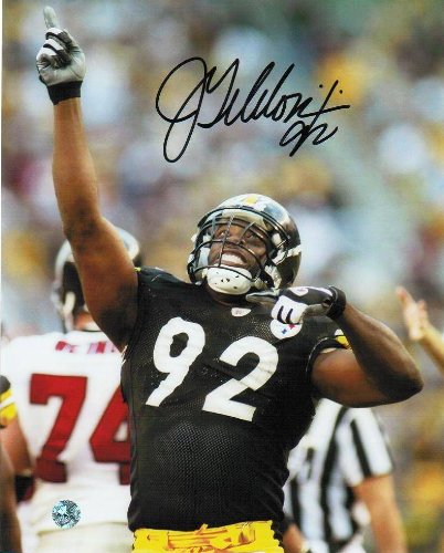 Jason Gildon Autographed Pittsburgh Steelers 8x10 Photo