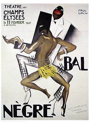 Art Deco Poster Josephine Baker African-American jazz 
