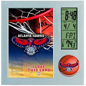 NBA Atlanta Hawks Digital Desk Clock
