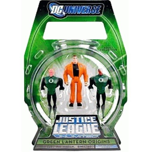  Justice League Unlimited 2009 SDCC San Diego Comic-Con Exclusive Action Figure 3-Pack Green Lantern Origins