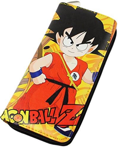 Lift Star Cosplay Dragon Ball Wallet Pikachu Long Zipper Billfold Purse (Color-2)
