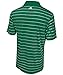 adidas Golf Men's Puremotion 2 Color Stripe Jersey Polo, Amazon/White, Medium