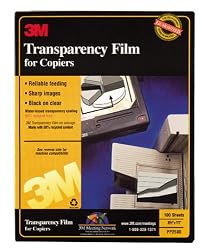 3M PP2500 Plain Paper Copier Transparency Film