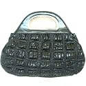 Fashion Bags Online Black Patent Clutch/Grab Bag-FREE STANDARD P&P