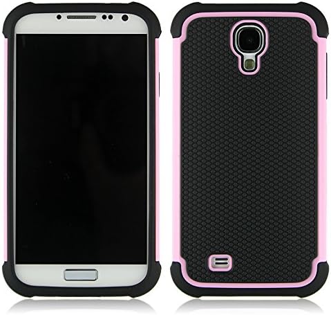 Samsung S4 Case, Galaxy S4 Case, S4 Case, High Impact Resistant Hybrid Dual Layer Armor Defender Full Body Protective Case Cover for Samsung Galaxy S4 i9500 [ PI ]