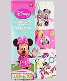 Disney "Minnie" Girls 3 Pair Panty Pack (Sizes 2T - 4T)