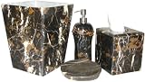Gorgeous Italian Michael Angelo Marble Bathroom Accessory Set 4 pcs Our Best Selling Color