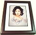 Janet Jackson Autographed 8x10 Photo MAHOGANY CUSTOM FRAME - Autographed UFC Photos