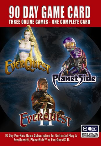 90 Day Game Time Card (Everquest, Everquest II, Planet Side)