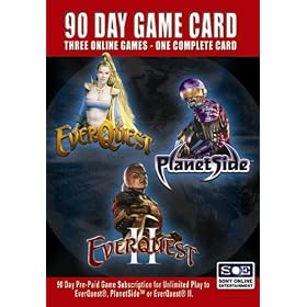 90 Day Game Time Card (Everquest, Everquest II, Planet Side)