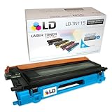 LD andcopy; Brother Compatible High Yield Cyan TN115C Laser Toner Cartridge