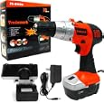 Trademark 18V Cordless Drill W/ Led Light And Extras