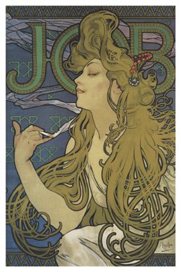 (24x36) Alphonse Mucha Art Deco 1897 Job Art Print Poster