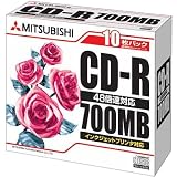 三菱化学 SR80PP10 (業務用)CD-R(Data) フタロシアニン700MB