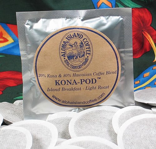 Exclusive, Aloha Island, Kona-Hawaiian Coffee Pods! - Our Fabulous 20% Pure Kona Coffee!... by Aloha Island Coffee Co.