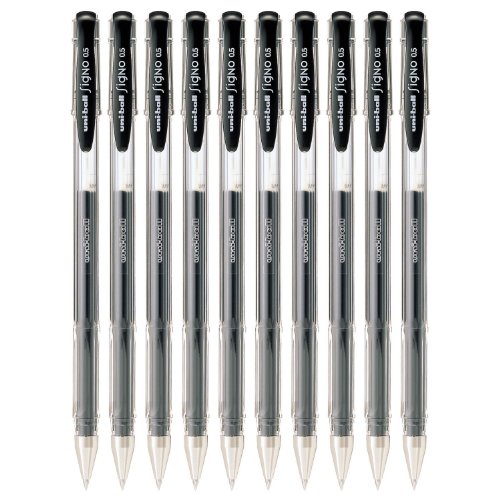 Uni-ball signo dx um-100 gel ink pen - 0.5 mm - 10 pcs …