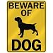 BEWARE OF  CANE CORSO  PARKING SIGN DOG