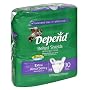 Depend Belted Shields Adult Undergarments Extra Absorbent, Case of 120