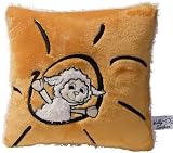 Heunec 767379 - Friendsheep, Wolly Sunshine - Mini Kuschelkissen 20cm