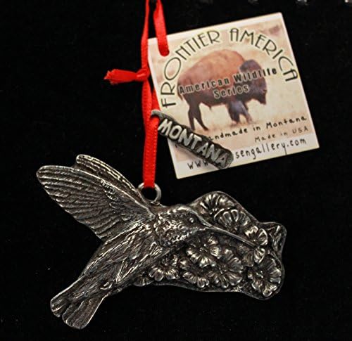 Eric Thorsen Gorgeous Hummingbird Ornament Medallion Car Mirror Hanging Charm Montana Made