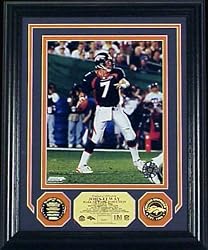 John Elway Hall Of Fame Induction Photomint - Plaque