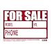For Sale Sign - Static Cling