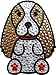 Love Your Breed Rhinestone Sticker, King Charles Spaniel