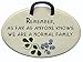 Mountain Meadows Pottery Remember, As far as Anyone Knows We're a Normal Family. Ceramic Wall plaques Handmade in The USA for Over 30 Years.